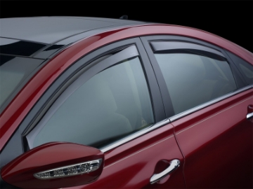 Picture of WeatherTech 2015+ Kia Sedona Front and Rear Side Window Deflectors - Dark Smoke