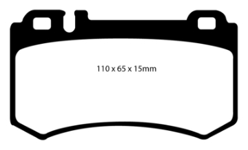 Picture of EBC 06 Mercedes-Benz E55 AMG 5-4 Supercharged 4 Pad Set Ultimax2 Rear Brake Pads