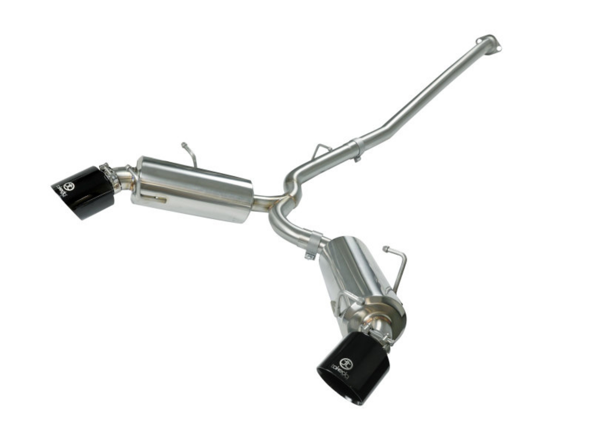 Picture of aFe Takeda Exhaust Axle-Back 13-15 Scion FRS - Subaru BRZ 304SS Black Dual Tips Exhaust