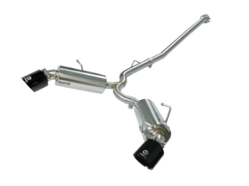 Picture of aFe Takeda Exhaust Axle-Back 13-15 Scion FRS - Subaru BRZ 304SS Black Dual Tips Exhaust