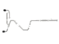 Picture of aFe Takeda Exhaust Cat-Back 19-20 Hyundai Veloster N 304SS Black Dual Tips Exhaust