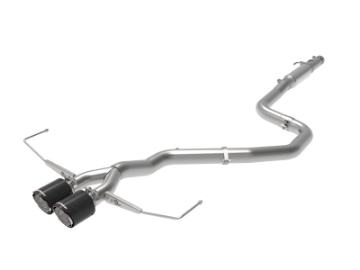 Picture of aFe Takeda Exhaust Cat-Back 19-20 Hyundai Veloster 304SS Carbon Fiber Dual Tips Exhaust