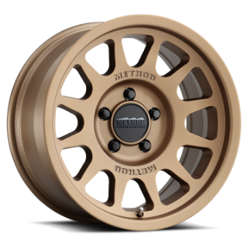 Picture of Method MR703 17x7-5 +50mm Offset 5x160 65mm CB Method Bronze Wheel