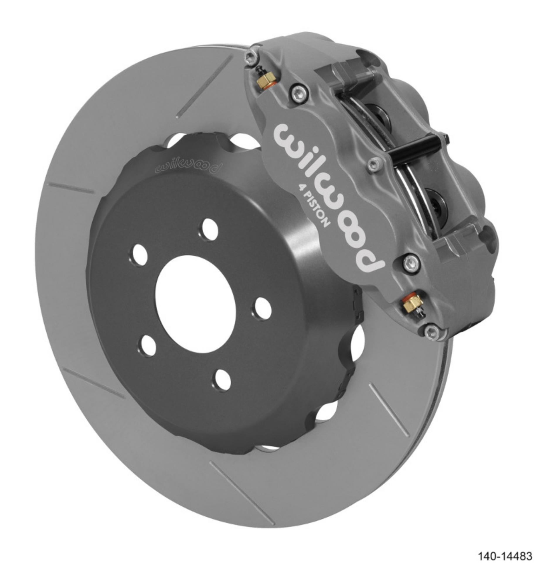Picture of Wilwood 15-23 Ford Mustang Forged Superlite 4R Rear Big Brake Kit 14-00in Rotor Anodized
