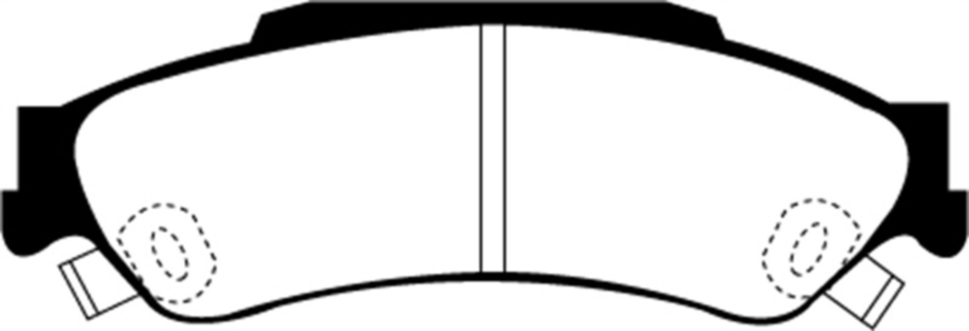 Picture of EBC 98-05 Chevrolet Blazer 4-3 2WD Ultimax2 Rear Brake Pads