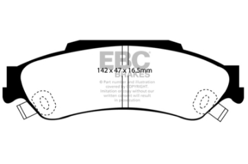 Picture of EBC 98-05 Chevrolet Blazer 4-3 2WD Ultimax2 Rear Brake Pads