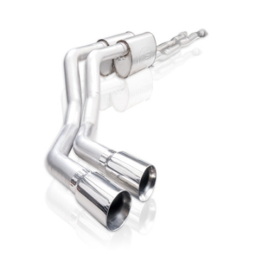 Picture of Stainless Works 2014+ Toyota Tundra 5-7L Legend Series Cat-Back Exhaust w-Polished Tips