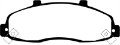 Picture of EBC 98-99 Ford F150 4-2 2WD Rear Wheel ABS Ultimax2 Front Brake Pads
