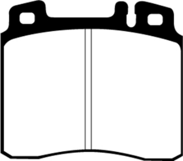 Picture of EBC 98-99 Mercedes-Benz CL500 5-0 Ultimax2 Front Brake Pads