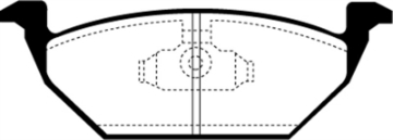 Picture of EBC 98-99 Volkswagen Beetle 2-0 Ultimax2 Front Brake Pads