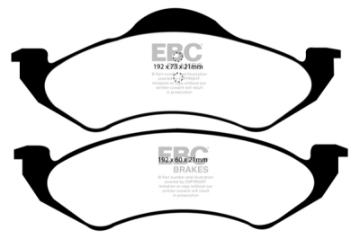 Picture of EBC 99 Dodge Dakota 2WD 2-5 Ultimax2 Front Brake Pads