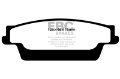 Picture of EBC 06-07 Cadillac CTS 2-8 Sports Suspension Redstuff Rear Brake Pads