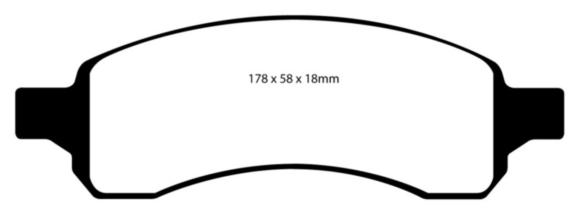 Picture of EBC 06-07 Chevrolet SSR 6-0 Redstuff Front Brake Pads