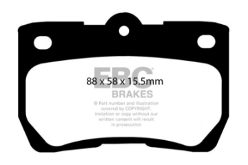 Picture of EBC 06-07 Lexus GS300 3-0 Ultimax2 Rear Brake Pads