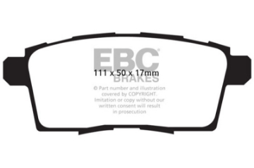 Picture of EBC 06-08 Ford Edge 3-5 2WD Extra Duty Rear Brake Pads