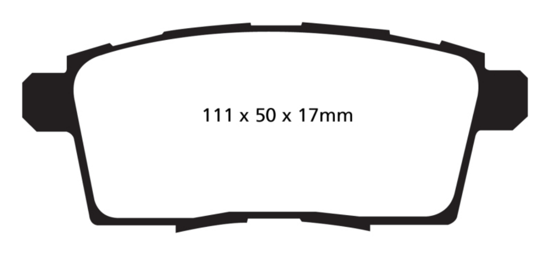 Picture of EBC 06-08 Ford Edge 3-5 2WD Redstuff Rear Brake Pads