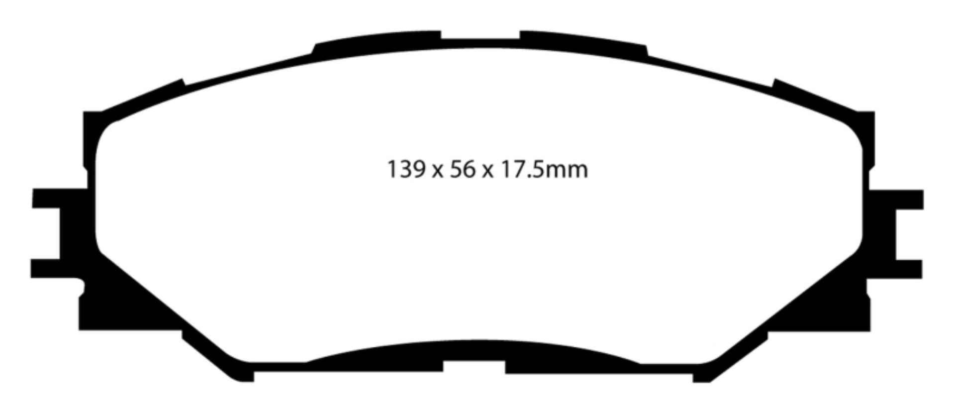 Picture of EBC 06-08 Toyota RAV 4 2-4 Greenstuff Front Brake Pads