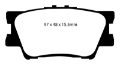 Picture of EBC 06-08 Toyota RAV 4 2-4 Greenstuff Rear Brake Pads