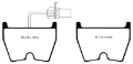 Picture of EBC 06-09 Audi RS4 4-2 Cast Iron Rotors Redstuff Front Brake Pads