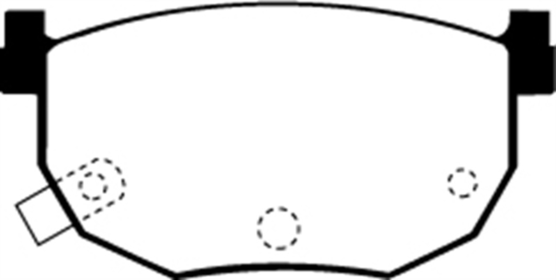 Picture of EBC 99-01 Hyundai Elantra 2-0 Ultimax2 Rear Brake Pads