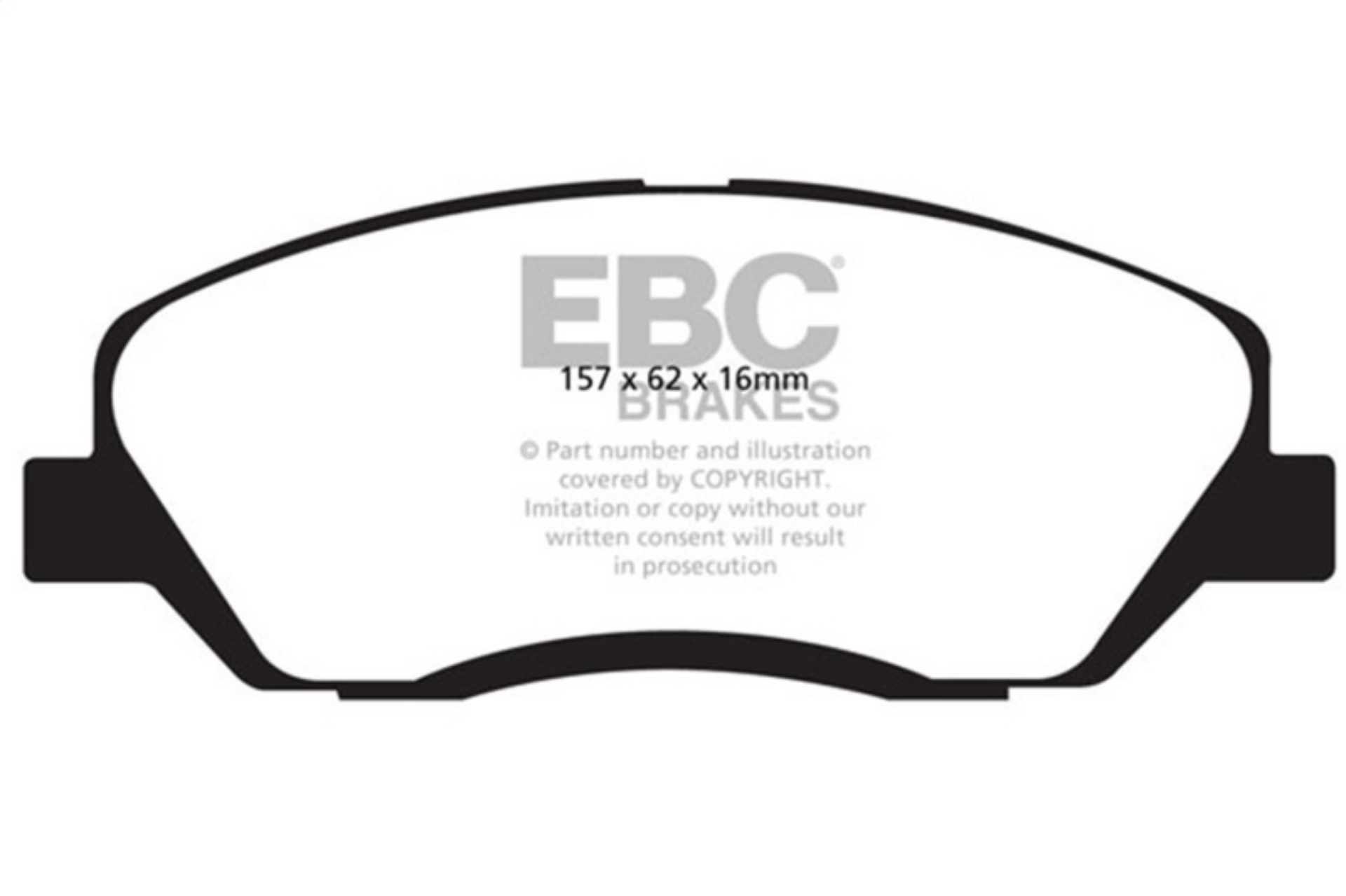 Picture of EBC 06-09 Hyundai Entourage 3-8 Yellowstuff Front Brake Pads