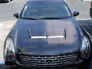 Picture of Seibon 03-07 Infiniti G35 Coupe JS Carbon Fiber Hood