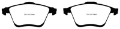 Picture of EBC 06-09 Mazda 6 2-3 Turbo Mazdaspeed Yellowstuff Front Brake Pads