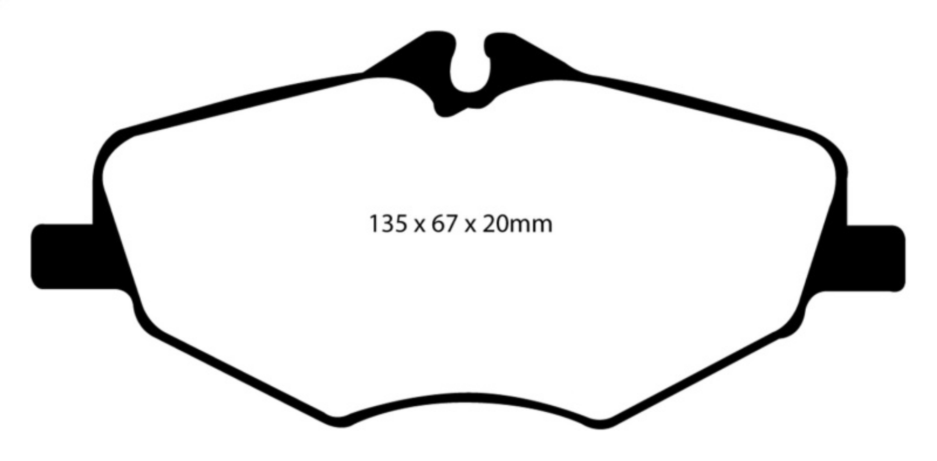 Picture of EBC 06-09 Mercedes-Benz E320 3-0 TD Redstuff Front Brake Pads