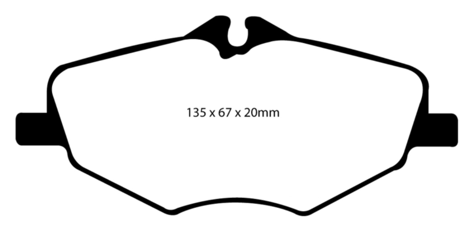 Picture of EBC 06-09 Mercedes-Benz E320 3-0 TD Yellowstuff Front Brake Pads