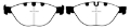 Picture of EBC 06-10 BMW M5 5-0 E60 Yellowstuff Front Brake Pads