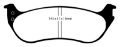 Picture of EBC 06-10 Ford Explorer 4-0 2WD Greenstuff Rear Brake Pads