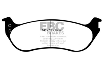 Picture of EBC 06-10 Ford Explorer 4-0 2WD Ultimax2 Rear Brake Pads