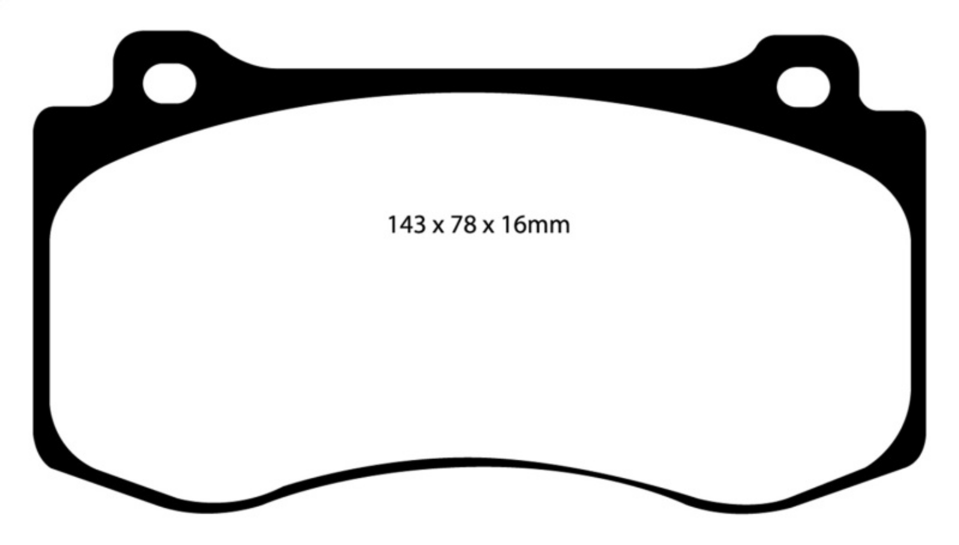 Picture of EBC 06-10 Jeep Grand Cherokee 6-1 SRT-8 Greenstuff Front Brake Pads