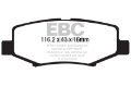 Picture of EBC 06-11 Dodge Nitro 3-7 Extra Duty Rear Brake Pads