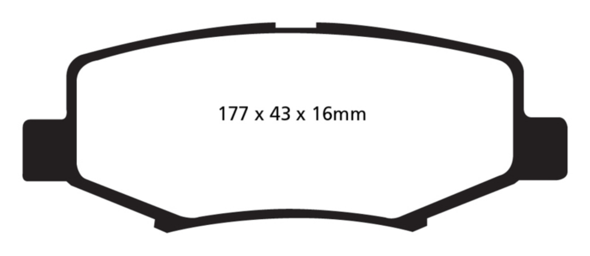 Picture of EBC 06-11 Dodge Nitro 3-7 Greenstuff Rear Brake Pads