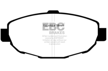 Picture of EBC 99-01 Lexus SC300 3-0 Ultimax2 Front Brake Pads