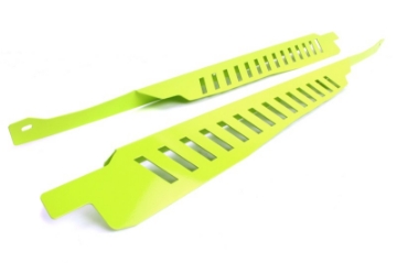 Picture of PERRIN 08-14 Subaru WRX-STI - 08-11 Impreza Fender Shroud Set - Neon Yellow
