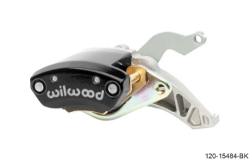 Picture of Wilwood Caliper - MC4 Mechanical Right Hand - Black 1-19in Piston 1-10in Rotor - Black