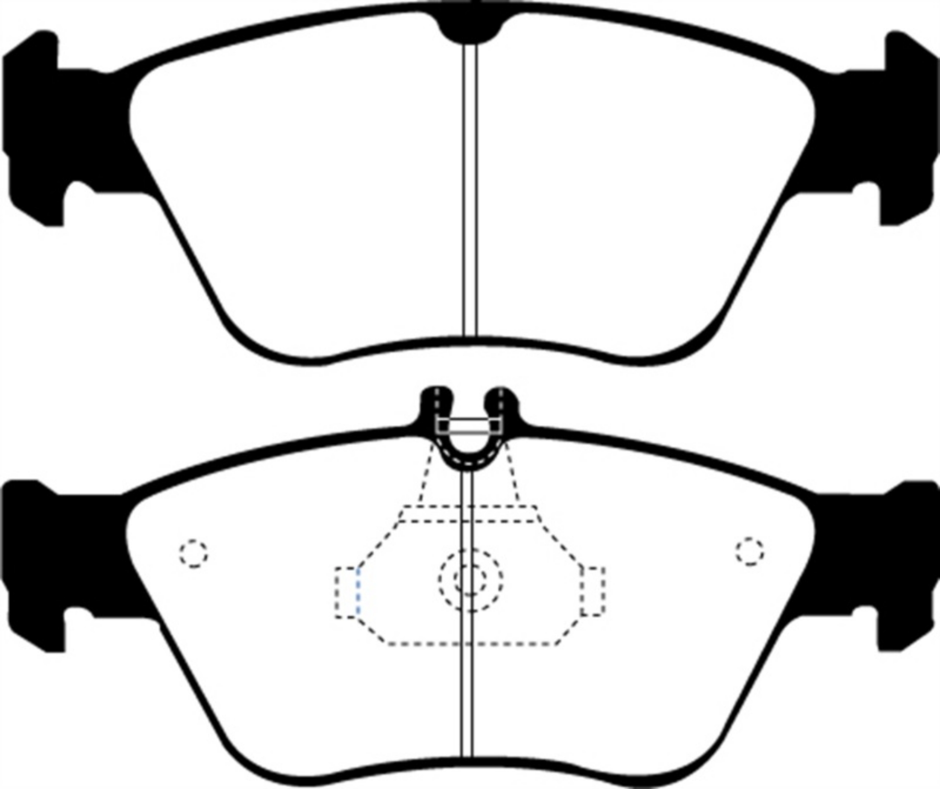 Picture of EBC 99-01 Mercedes-Benz C230 W202 2-3 Ultimax2 Front Brake Pads