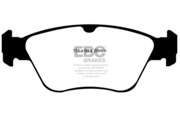 Picture of EBC 99-01 Mercedes-Benz C230 W202 2-3 Ultimax2 Front Brake Pads