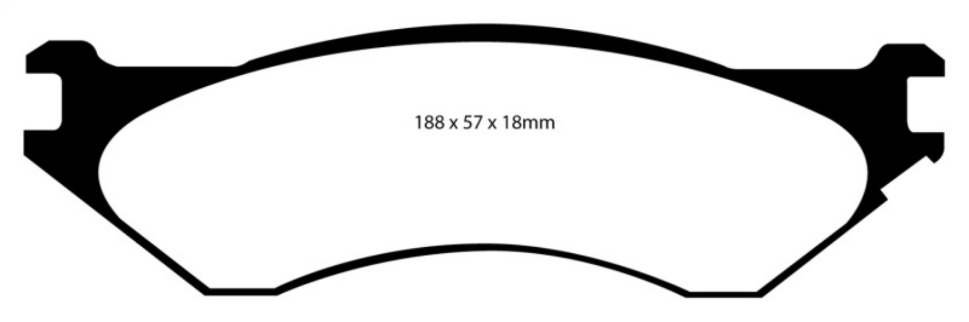 Picture of EBC 06-11 Dodge Ram 1500 Mega Cab 2WD Greenstuff Rear Brake Pads
