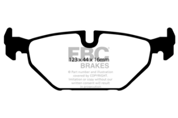 Picture of EBC 99-01 Saab 9-5 2-3 Turbo Aero Ultimax2 Rear Brake Pads