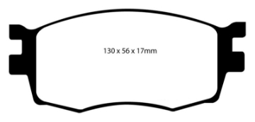 Picture of EBC 06-11 Hyundai Accent 1-6 Ultimax2 Front Brake Pads