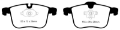 Picture of EBC 06-11 Saab 9-3 2-0 Turbo Aero Redstuff Front Brake Pads