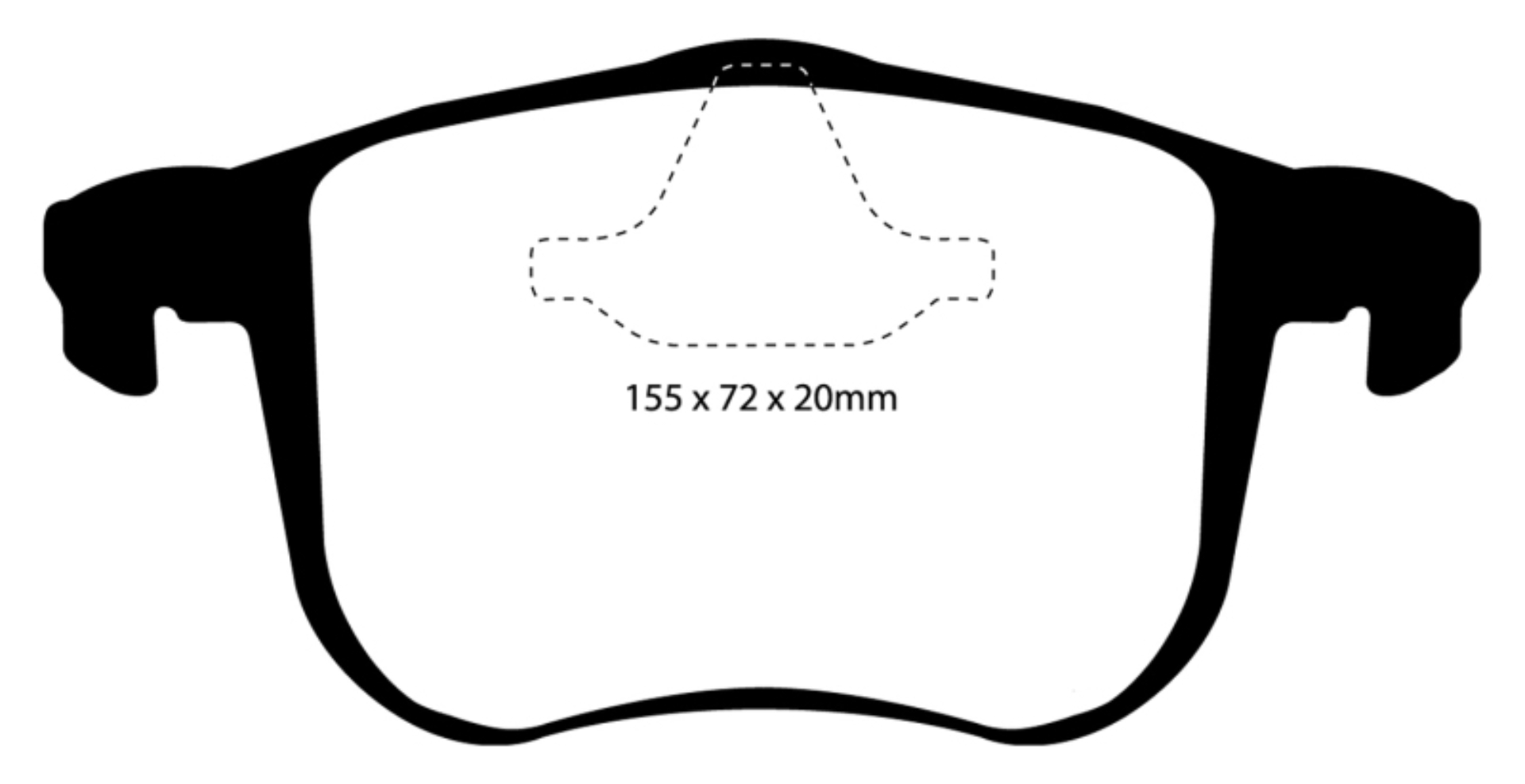 Picture of EBC 06-11 Saab 9-3 2-0 Turbo Aero Ultimax2 Front Brake Pads