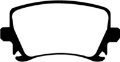 Picture of EBC 06-13 Audi A3 2-0 Turbo Girling rear caliper Greenstuff Rear Brake Pads