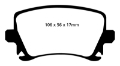 Picture of EBC 06-13 Audi A3 2-0 Turbo Girling rear caliper Ultimax2 Rear Brake Pads
