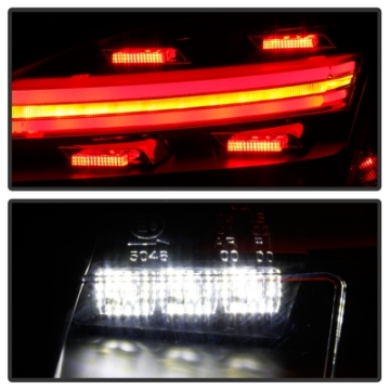 Picture of Spyder Porsche 987 Cayman 06-08 - Boxster 09-12 LED Tail Lights - Sequential Signal - Black