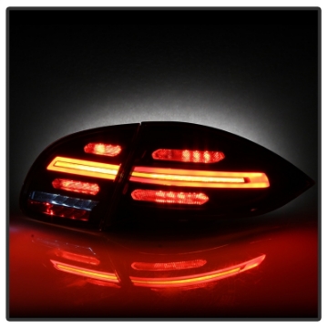 Picture of Spyder Porsche Cayenne 958 11-14 LED Tail Lights - Sequential Signal - Red Smoke
