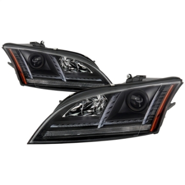 Picture of Spyder 08-15 Audi TT HID Model Only Projector Headlights - Sequential Signal - Black